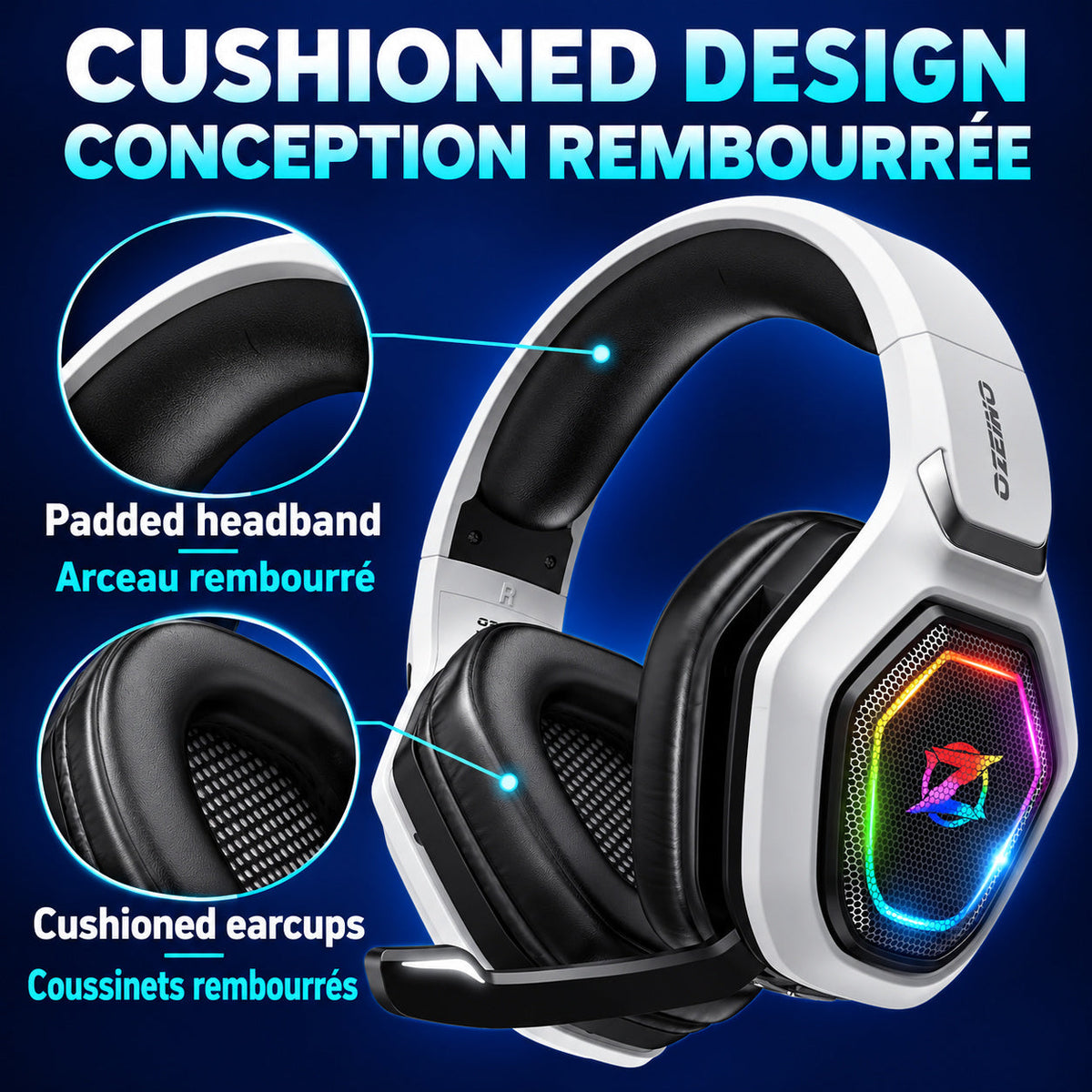 Strike Wireless Controller + Wireless Gaming Headset Gift Set — PS4/PC Controller (Dual Vibration, Touchpad, Micro-USB) + Headset for PS5/PS4/Switch/PC