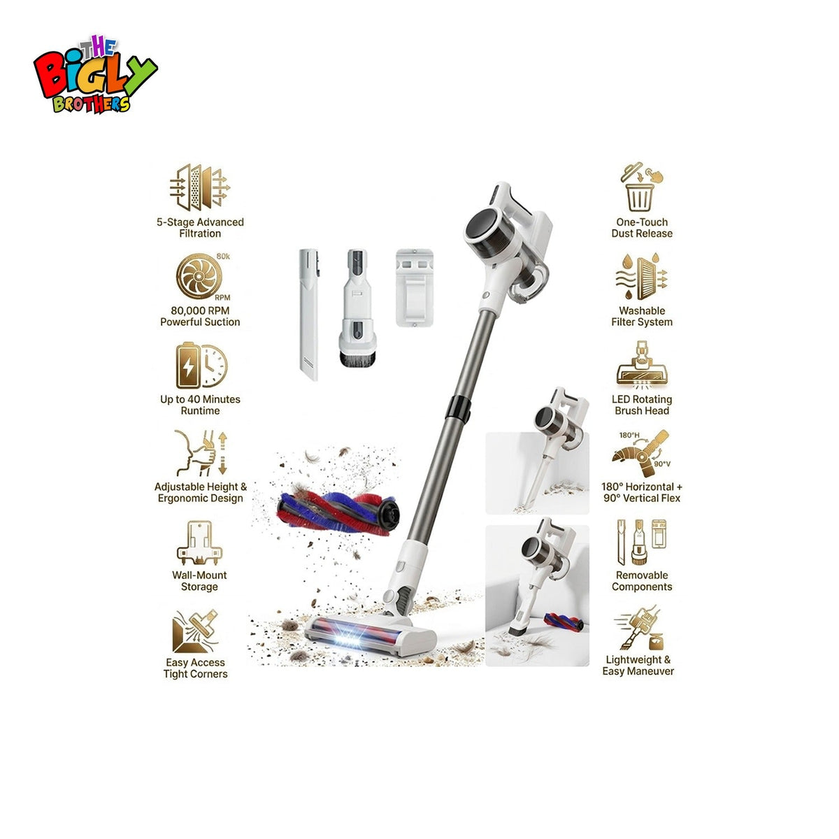 Dust Demon 3 cordless stick vacuum