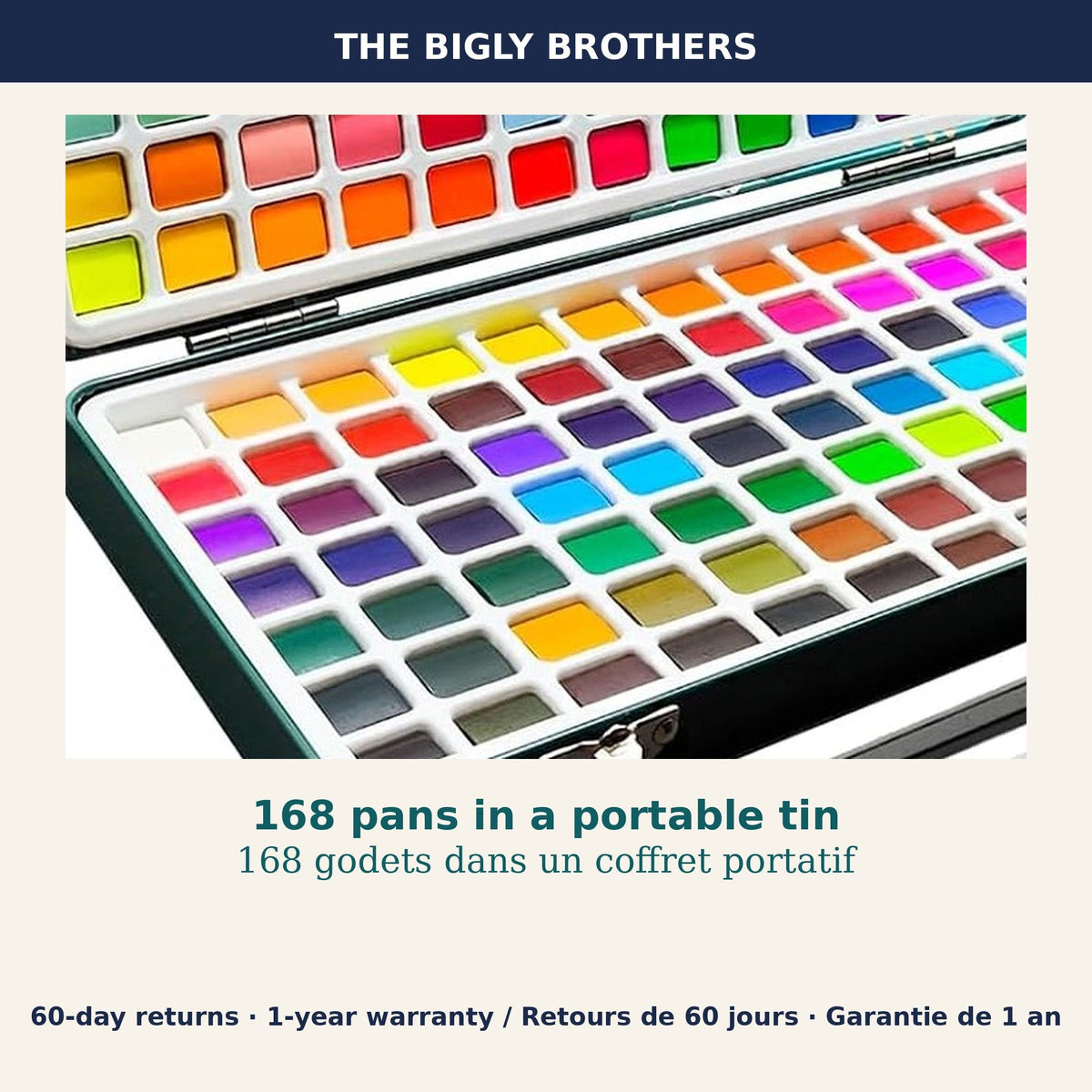 Grandkid Artist Gift Kit — 174 Coloured Pencils Set with Case and Sketch Pad plus 168-Colour Watercolor Paint Set with Brush Pens and Accessories