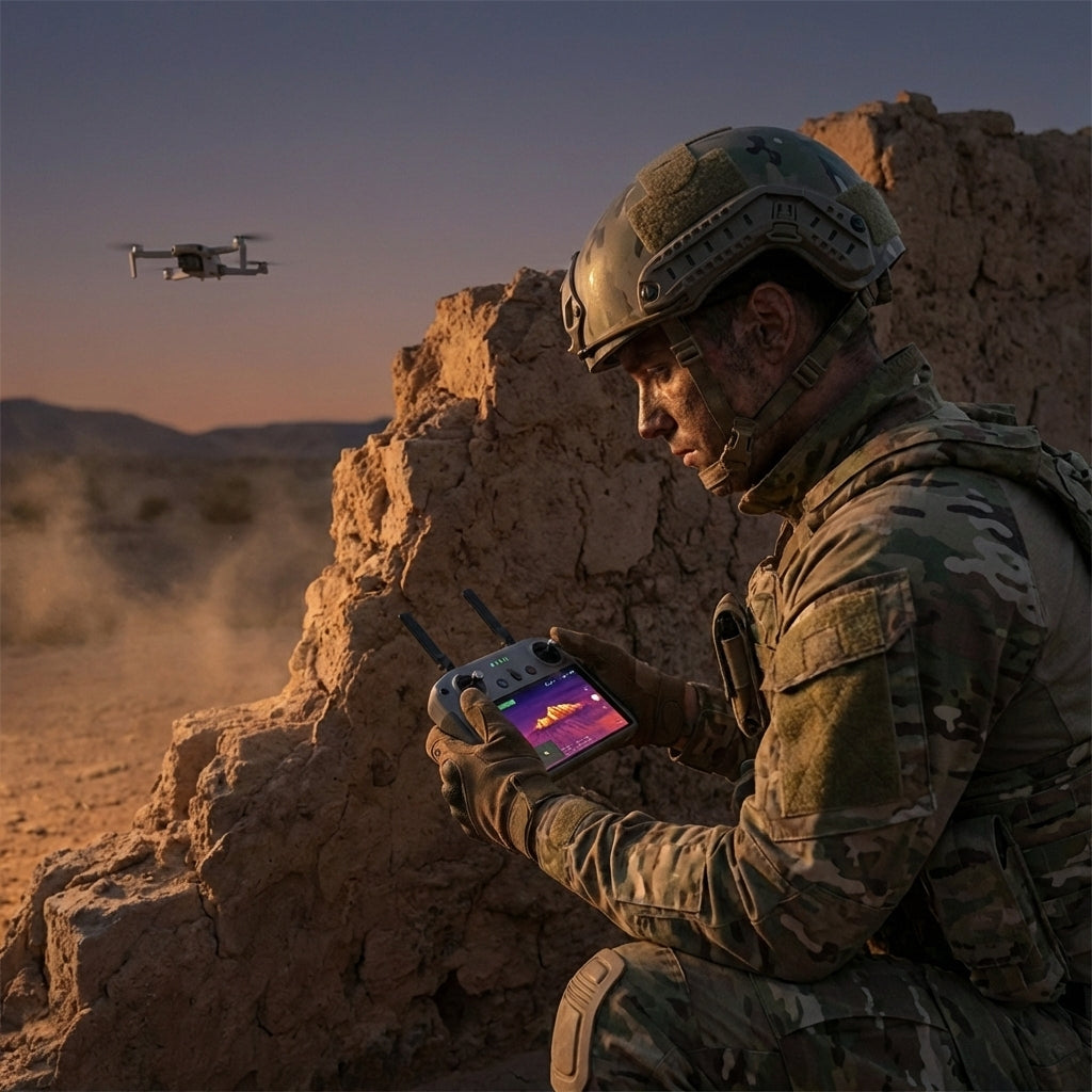 Bigly Brothers Walker-Air Mini SE FPV Drone with Built-In Screen Controller, 48MP Camera, GPS
