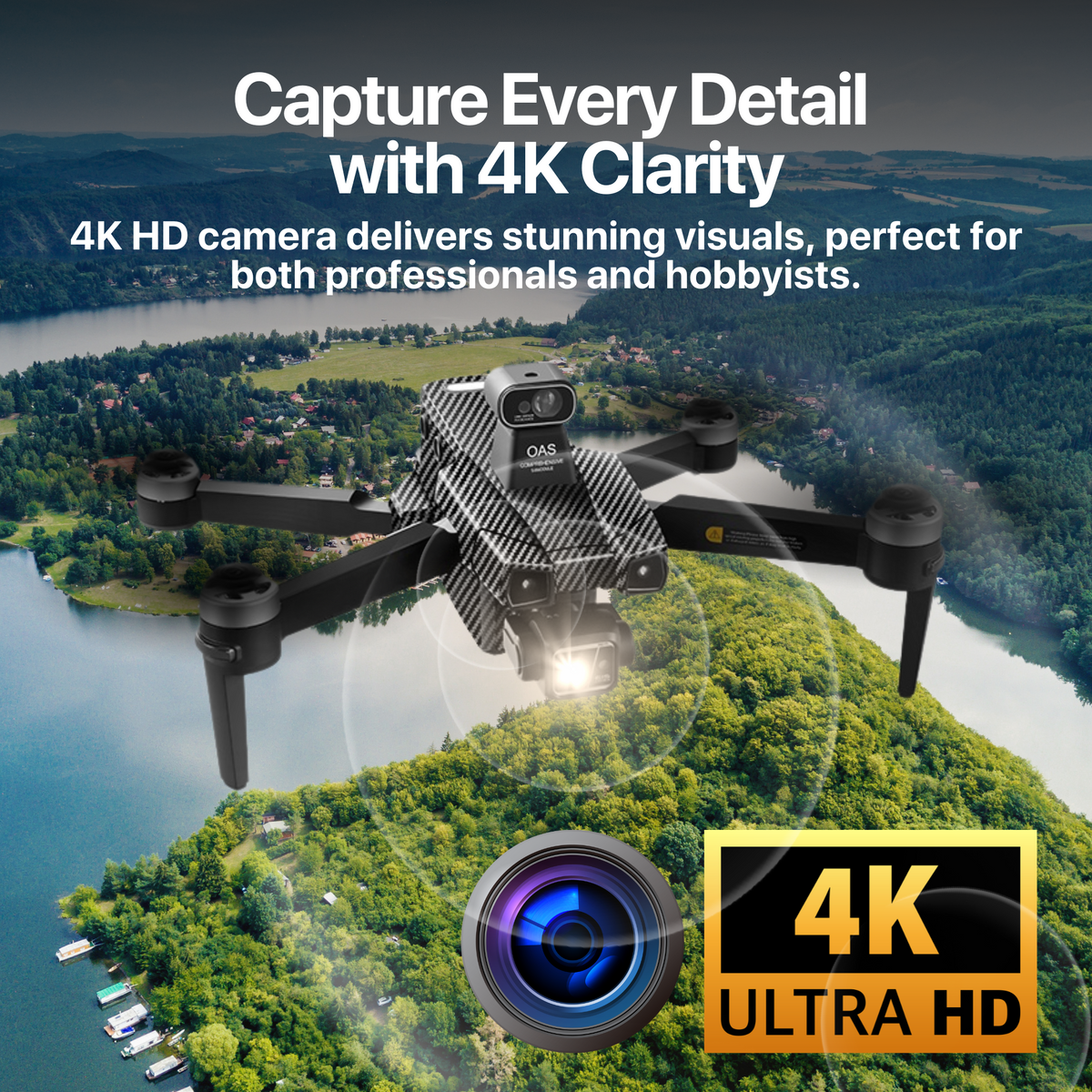 The Bigly Brothers GD99 Obstacle Avoidance Drone – 4K GPS, 3‑Axis Gimbal & Touchscreen Remote