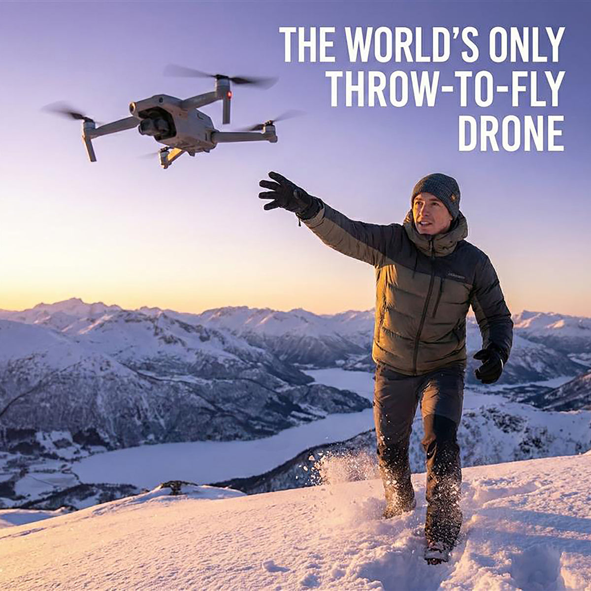 Walker Air Midnight Commando Elite FPV Drone, FPV Goggles, 2 Batteries, 2 Remote Controllers, Voice Commands, 48MP Camera, One Key Return Home, Below 249g, Designed in Canada