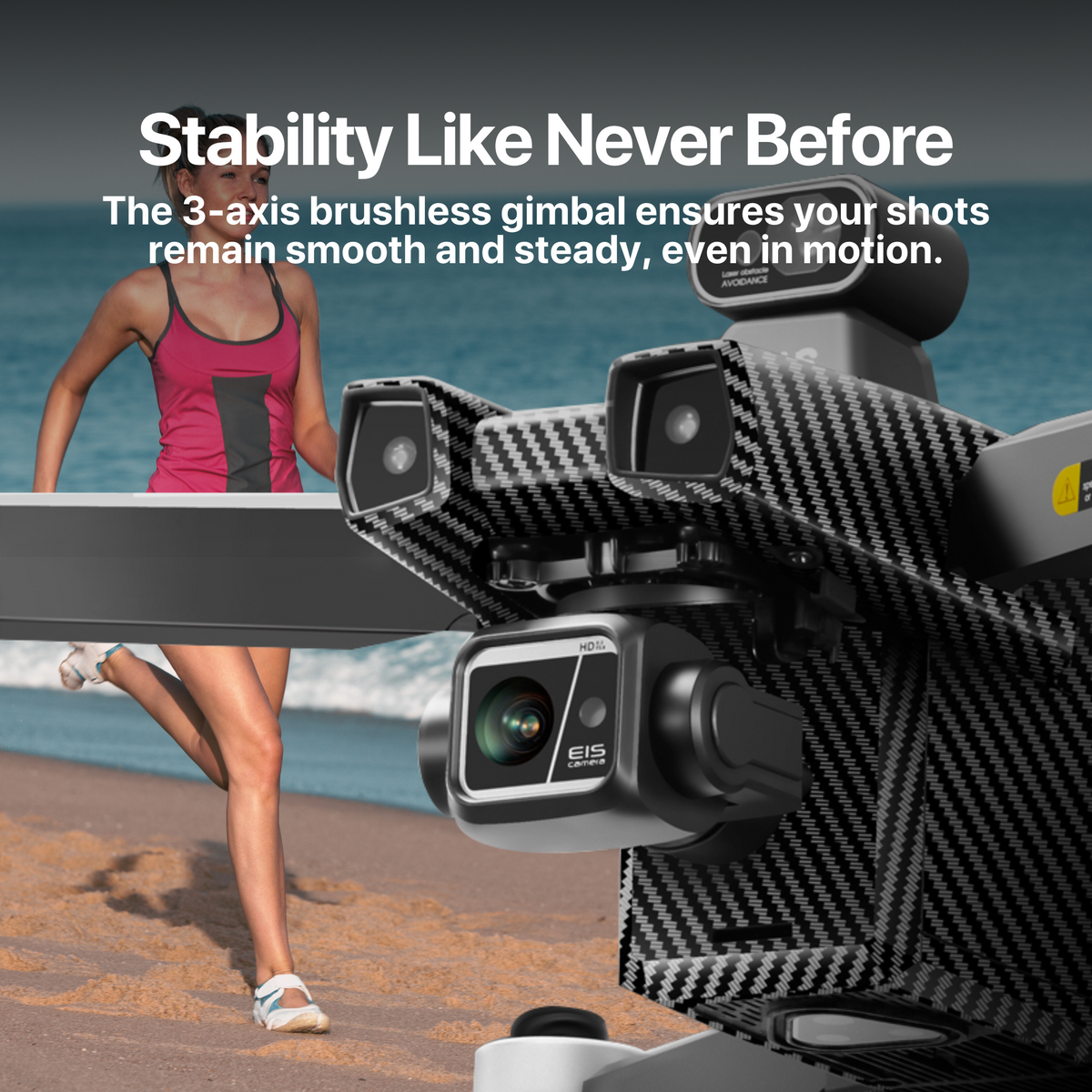 The Bigly Brothers GD99 Obstacle Avoidance Drone – 4K GPS, 3‑Axis Gimbal & Touchscreen Remote