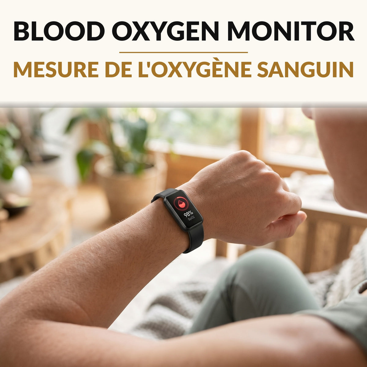 Fitness Tracker Watch with Heart Rate Blood Oxygen and Sleep Monitor 1.47 Inch Screen Step Counter 25 Sport Modes IP68 Waterproof Long Battery