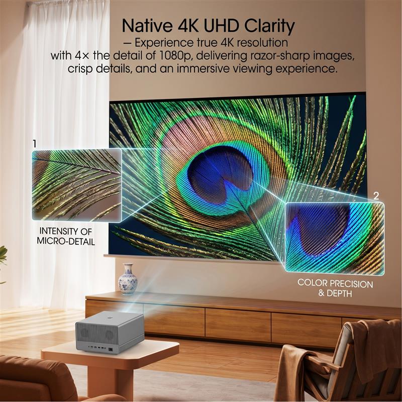 Mark V projector — native 4K UHD clarity