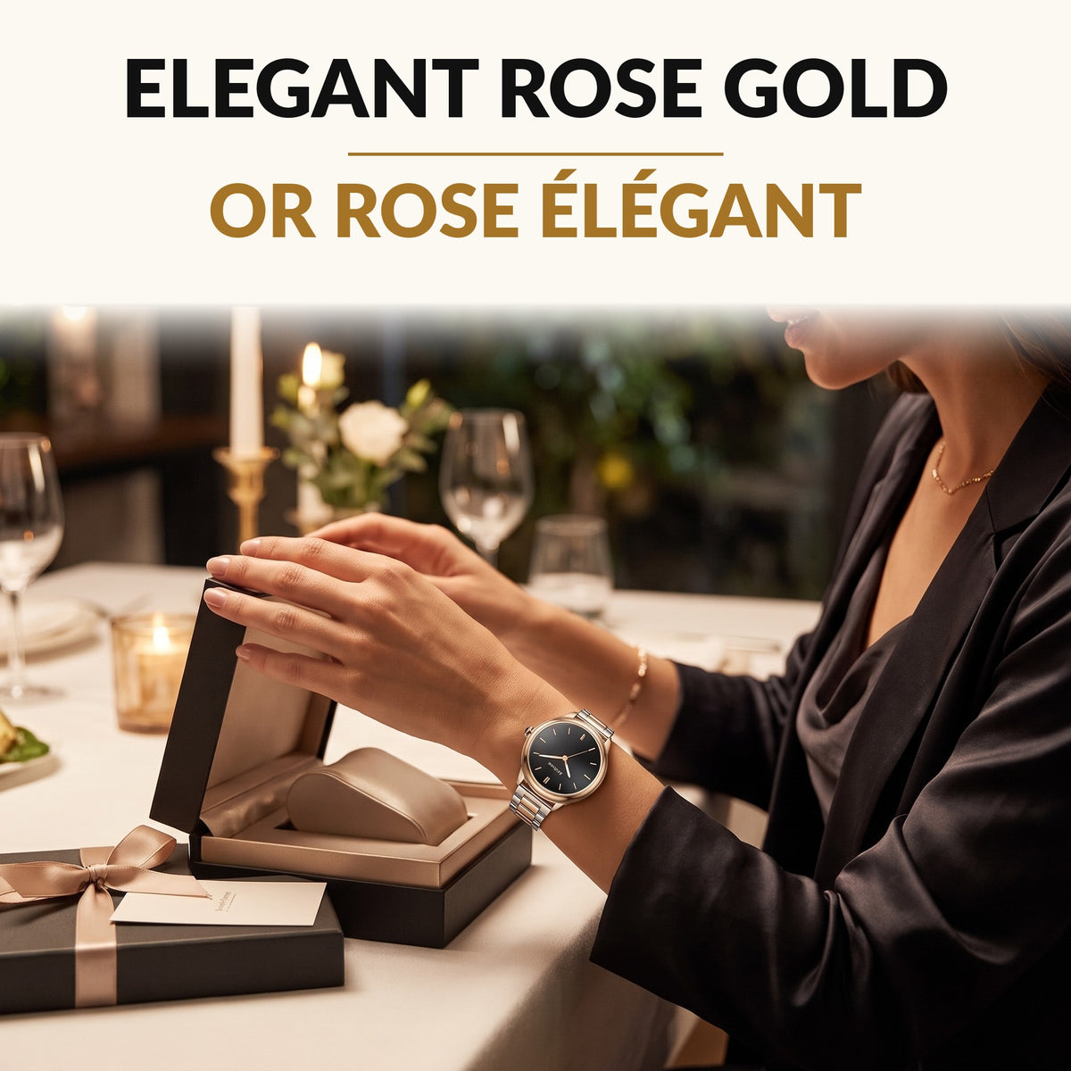 Luxury Women's Smart Watch 1.19 Inch AMOLED Round Display AI Voice Assistant Bluetooth Calling Heart Rate SpO2 Stress Monitor 30 Day Standby