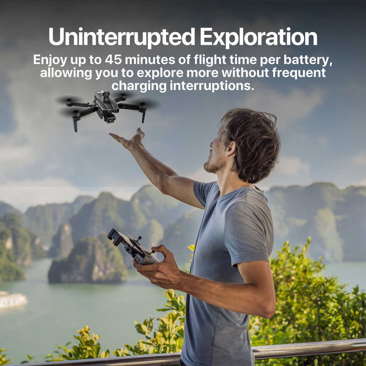 The Bigly Brothers GD99 Obstacle Avoidance Drone – 4K GPS, 3‑Axis Gimbal & Touchscreen Remote