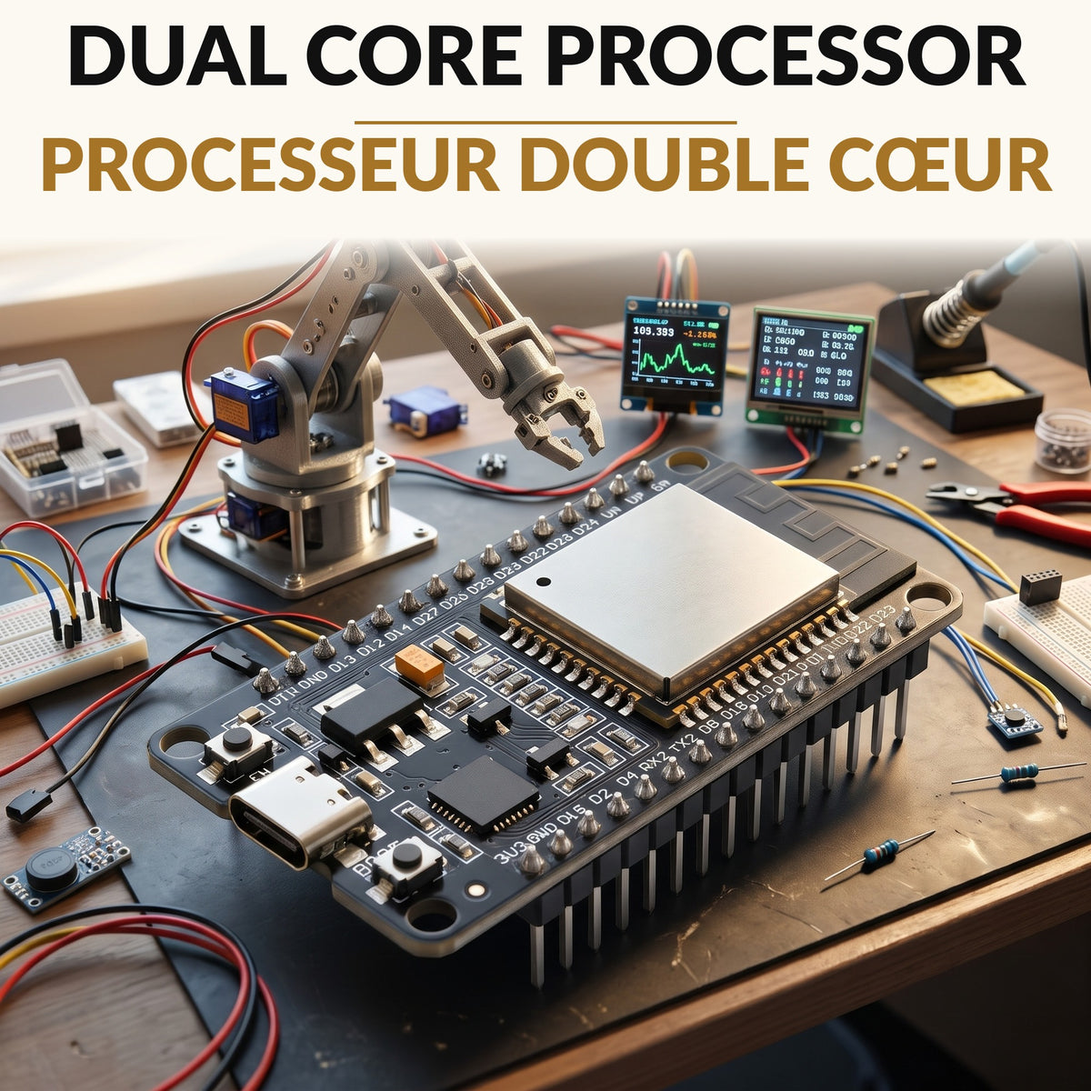 Dual-Core WiFi Development Board