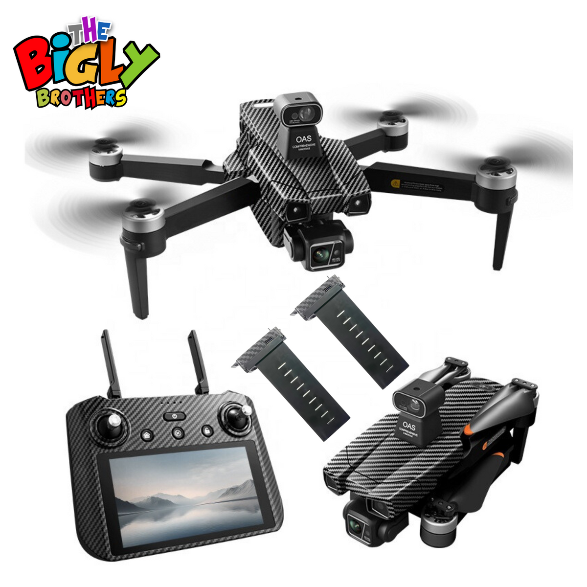 The Bigly Brothers GD99 Obstacle Avoidance Drone – 4K GPS, 3‑Axis Gimbal & Touchscreen Remote