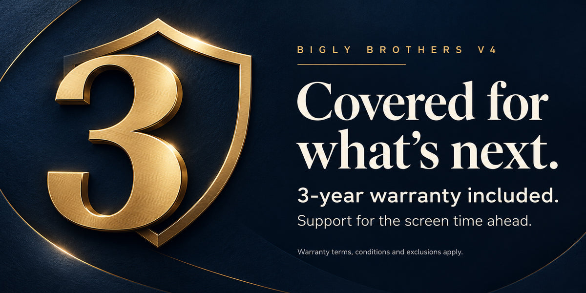 3-year warranty included, subject to warranty terms and exclusions