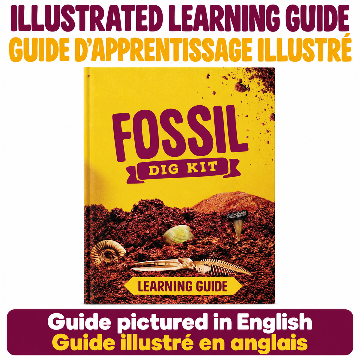 Bigly Brothers Fossil Dig Kit 3-Pack — Dinosaur Fossil Excavation Kits for Kids