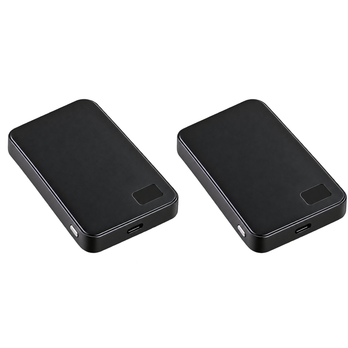 Two black Power Snap 10K power banks, two-pack offer. Product only.
