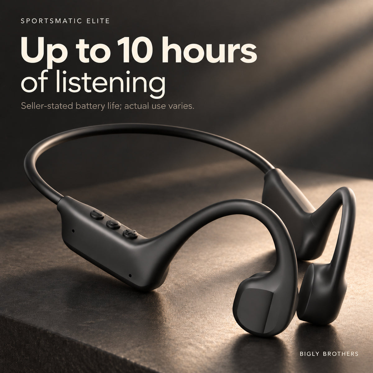 Sportsmatic Elite Run up to 10 hours of listening