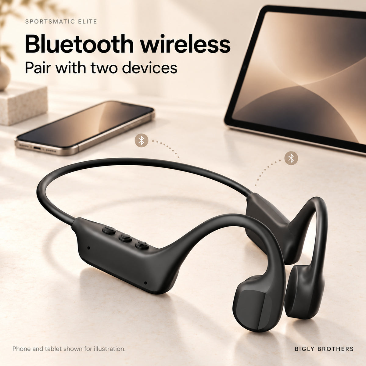 Sportsmatic Elite Run Bluetooth two-device pairing