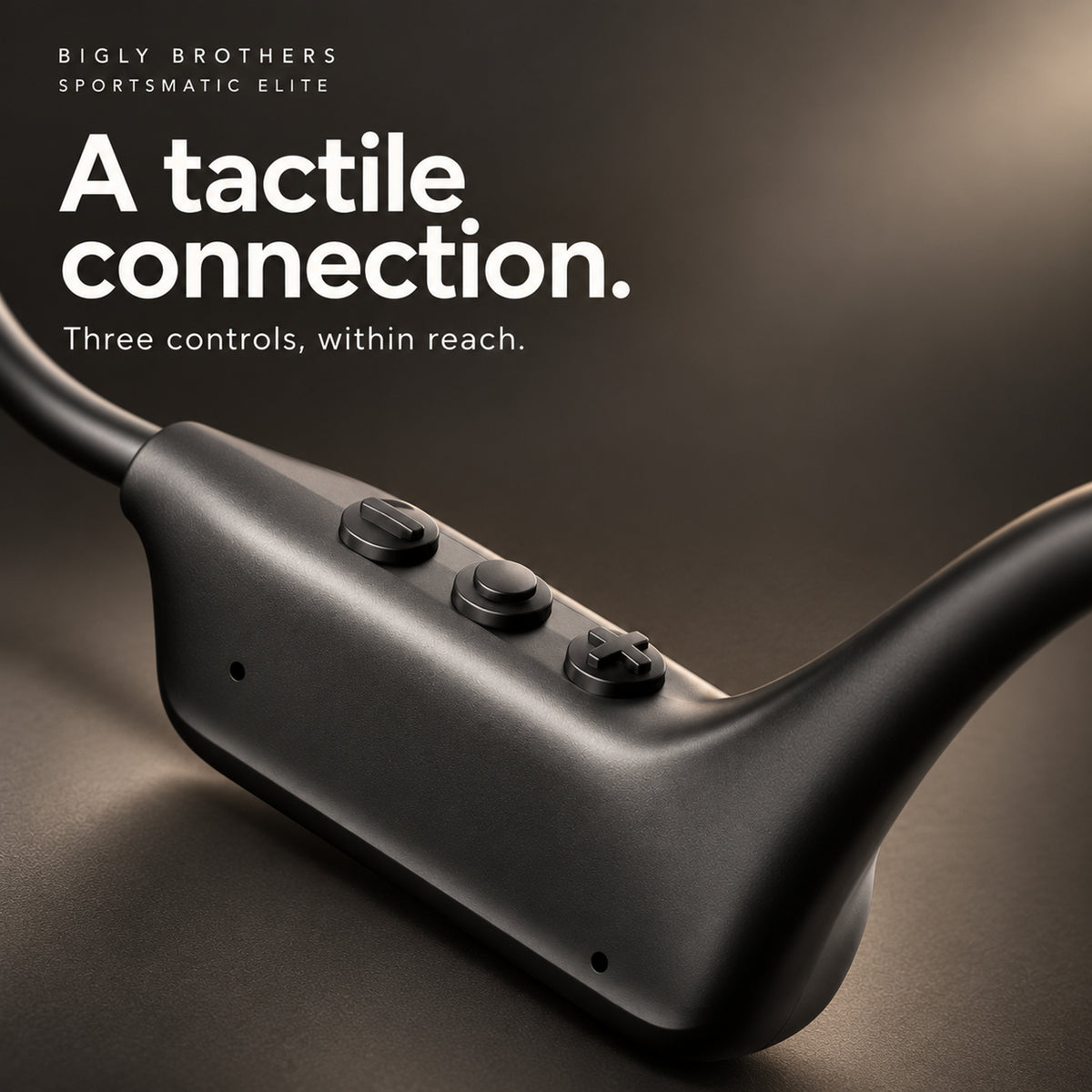 Sportsmatic Elite Run on-headset controls