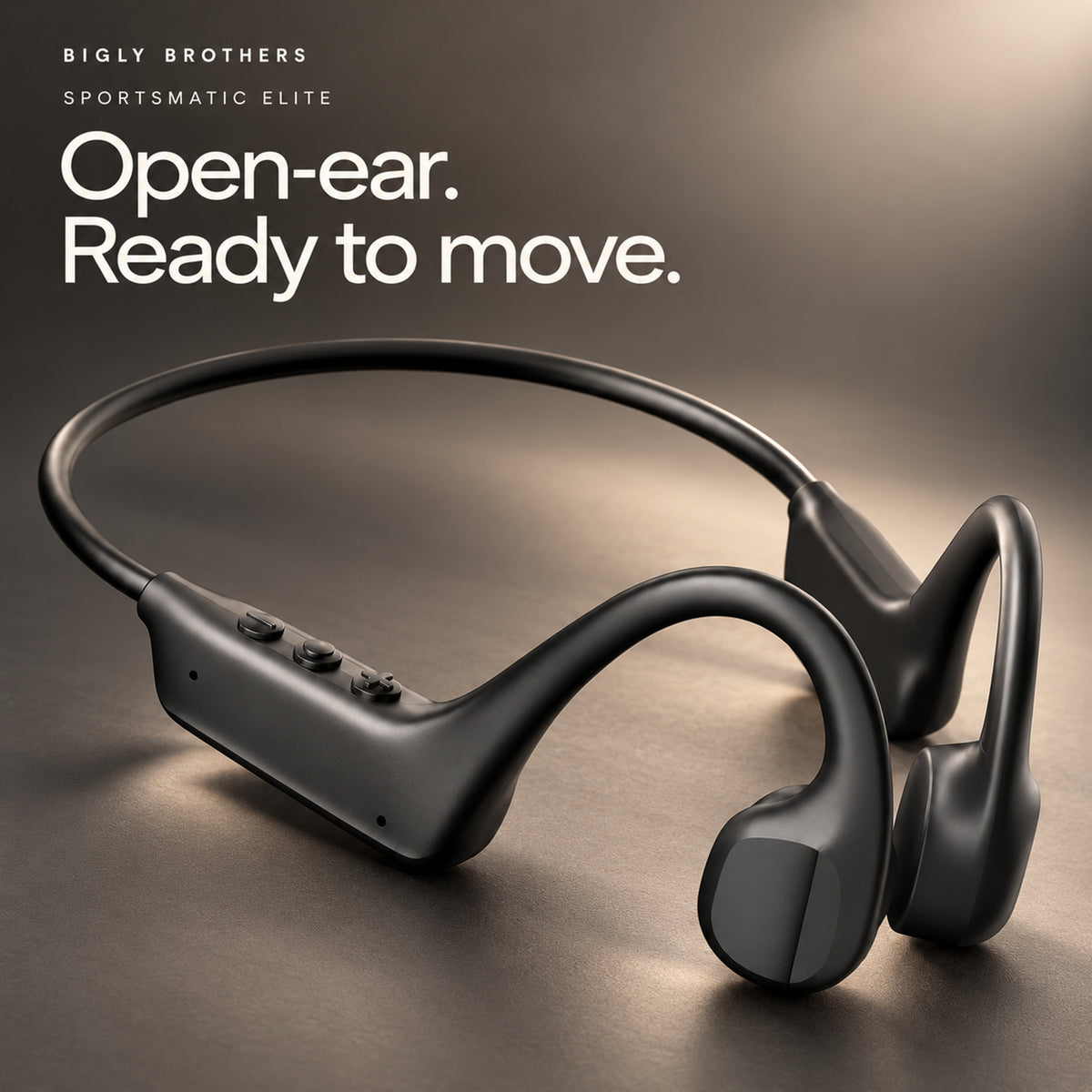 Sportsmatic Elite Run open-ear bone conduction headphones