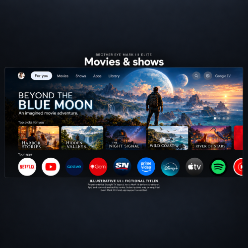 Mark III Elite V3 projector size and details