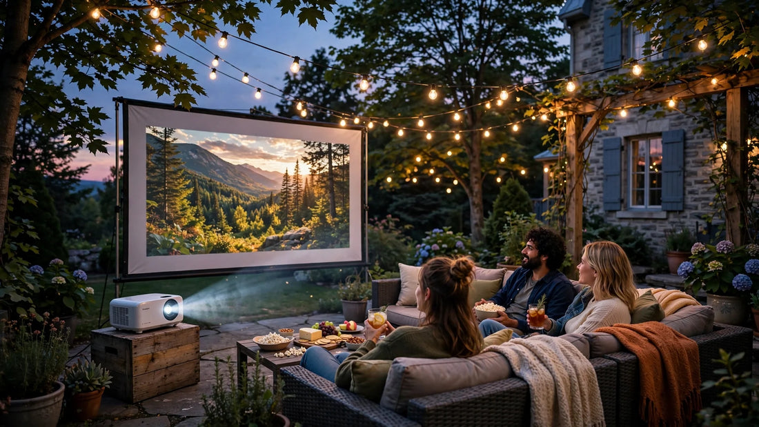 Soirée cinéma dans la cour : le guide d'installation complet