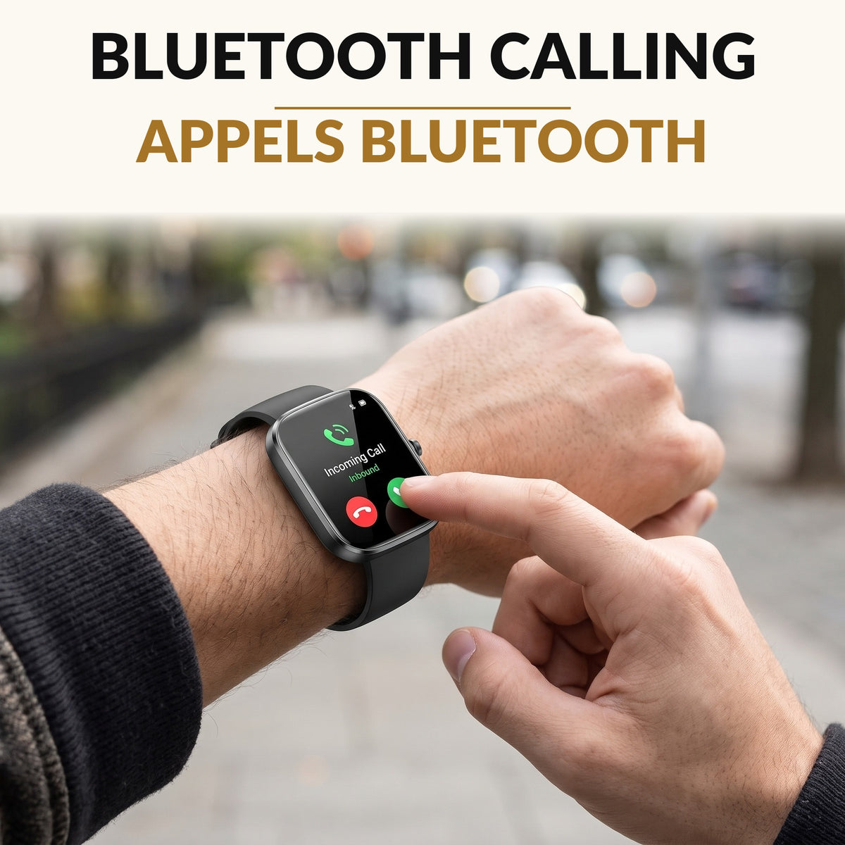 Smart Watch for Men and Women 1.91 Inch HD Touchscreen Bluetooth Calling 110 Sport Modes IP68 Waterproof Heart Rate Sleep Monitor 200 Watch Faces