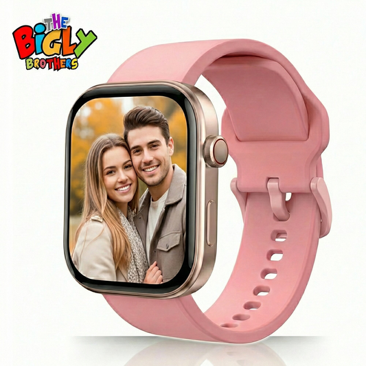 The Big Time Baddie Women’s Smart Watch – Blood Pressure, Heart & Oxygen Monitor, Calls & Text, 110+ Sport Modes, IP68
