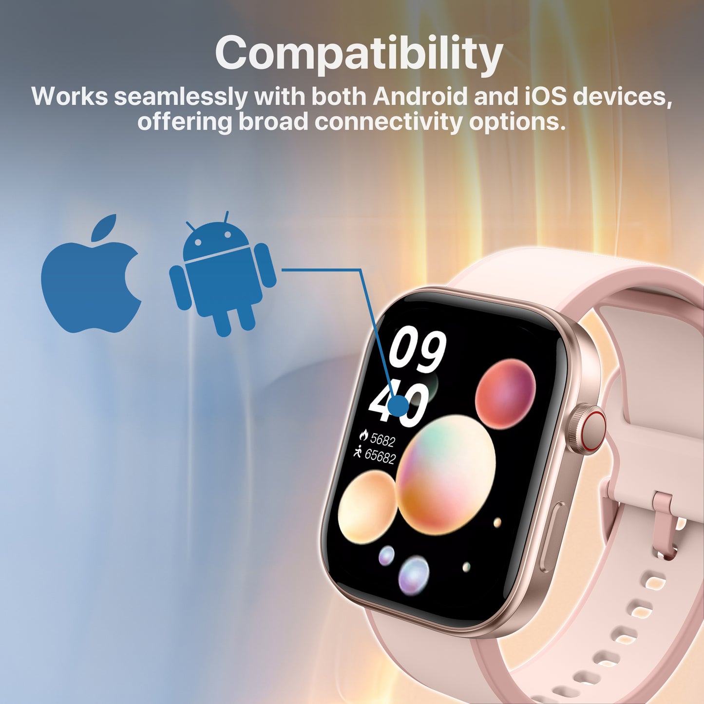 The Bigly Brothers All-in-1 Smart Watch for Women, Sports Watch with Blood Pressure, Call/Text, Heart Rate, Blood Oxygen Level Monitor, Sleep Tracker, 110+ Sport Modes, IP68 Waterproof