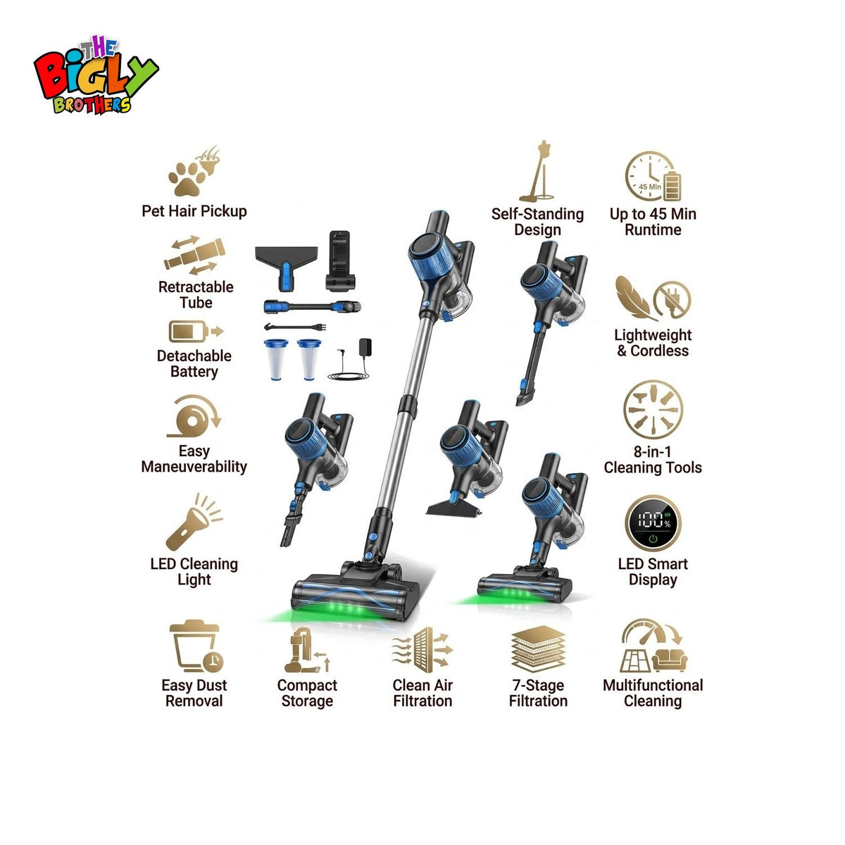 Dust Demon 1 cordless stick vacuum