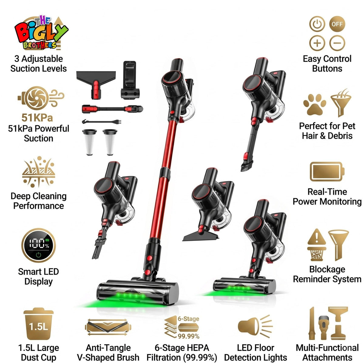 Dust Demon 2 cordless stick vacuum