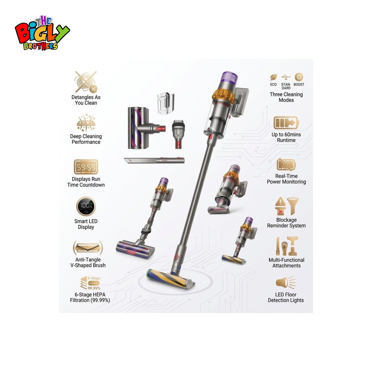 Dust Demon Pro cordless stick vacuum