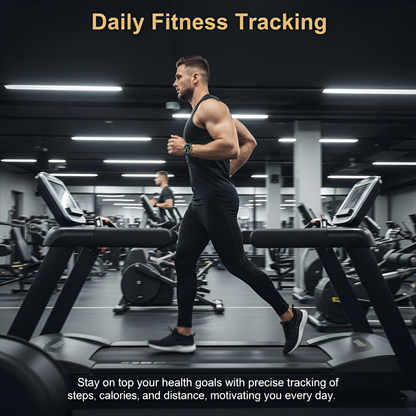 The Bigly Brothers All-in-1 Smart Watch, Mens Watch Amoled Display with Call/Text, Blood Pressure, Heart Rate, Oxygen Level Monitor, Sleep Tracker, 110+ Sport Modes, IP68 Waterproof