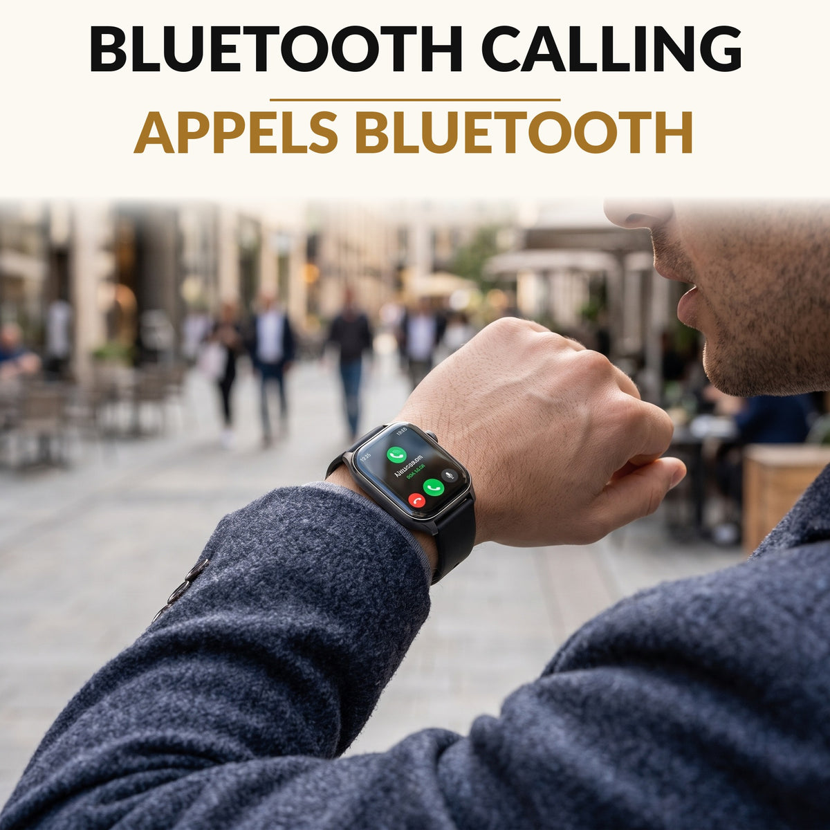 Curved Screen Smart Watch for Men and Women 1.91 Inch Display Bluetooth Calling Voice Assistant 120 Sport Modes Fitness Tracker Waterproof