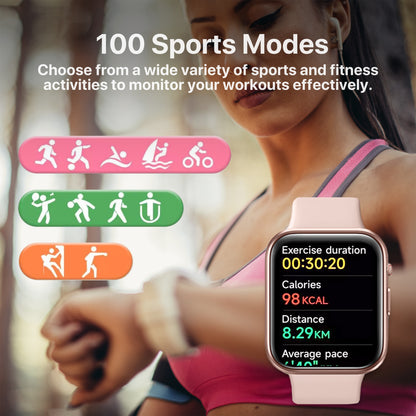 The Bigly Brothers All-in-1 Smart Watch for Women, Sports Watch with Blood Pressure, Call/Text, Heart Rate, Blood Oxygen Level Monitor, Sleep Tracker, 110+ Sport Modes, IP68 Waterproof