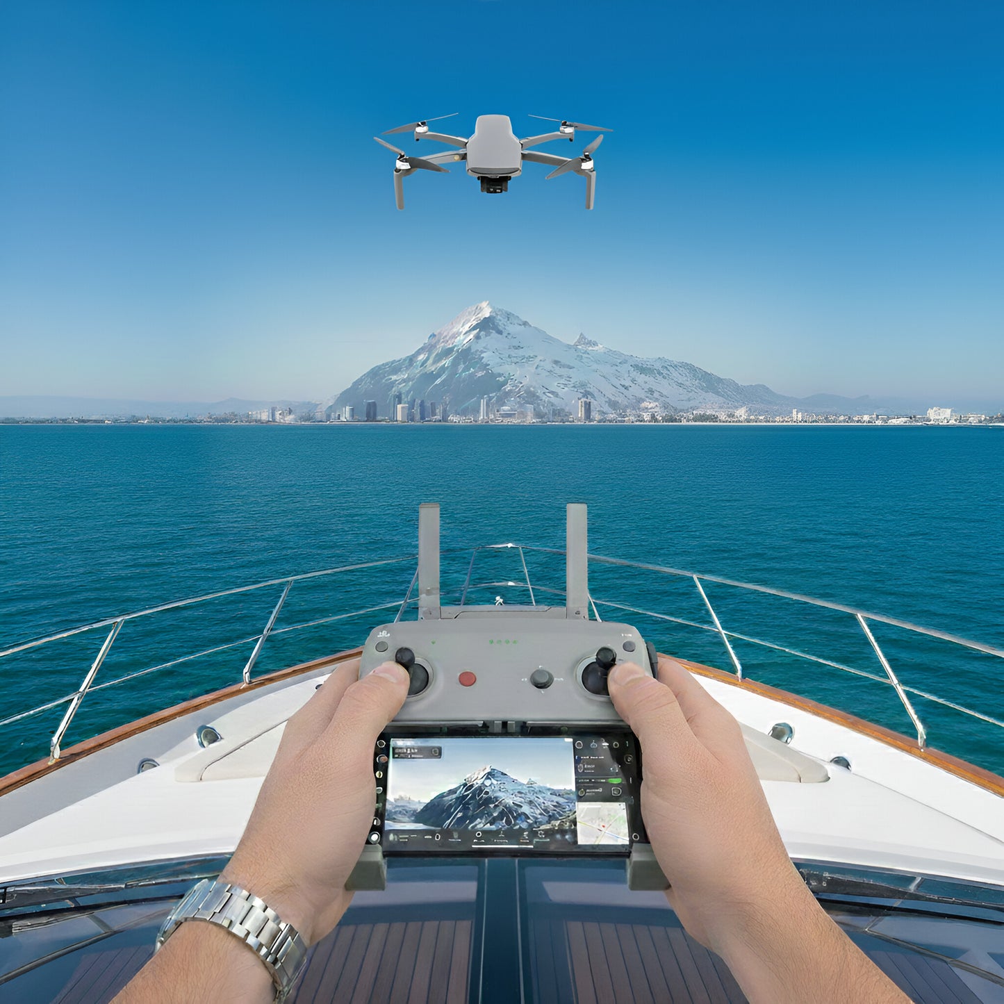 New Release Walker Air Satcom 1 Elite Mini SE FPV Drone, One Throw Fly, 48 MP Camera, 58-Mins Flight Time, 4km Range, 3-Axis Gimbal, GPS System, Follow Me Mode, Below 249 Grams