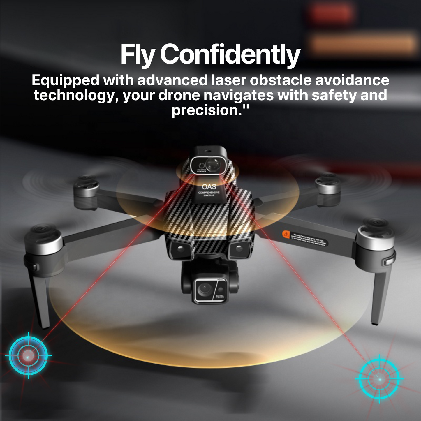 New Release The Bigly Brothers GD99 Drone Fly, Obstacle Avoidance Drone with Case, Anti Shake Camera, 3-Axis Gimbal, 8KM Flight Distance, GPS System, Touchscreen Remote Controller