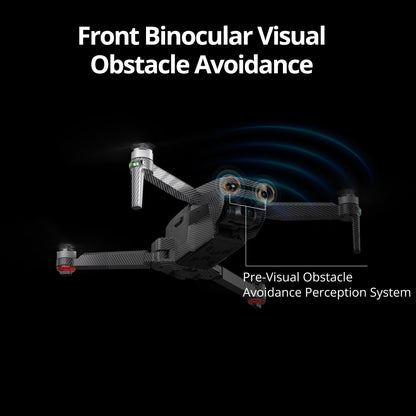 REFURBISHED: The Bigly Brothers GD96 Midnight Alpha Ultra HD, Built-In Binocular Long Range Obstacle Avoidance Drone with Carrying Case, 30-Mins Flight Time, 5km Range, 3-Axis Gimbal, GPS System, Follow Me Mode