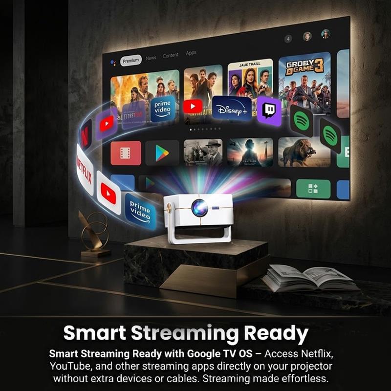 Mark IV projector — smart streaming ready