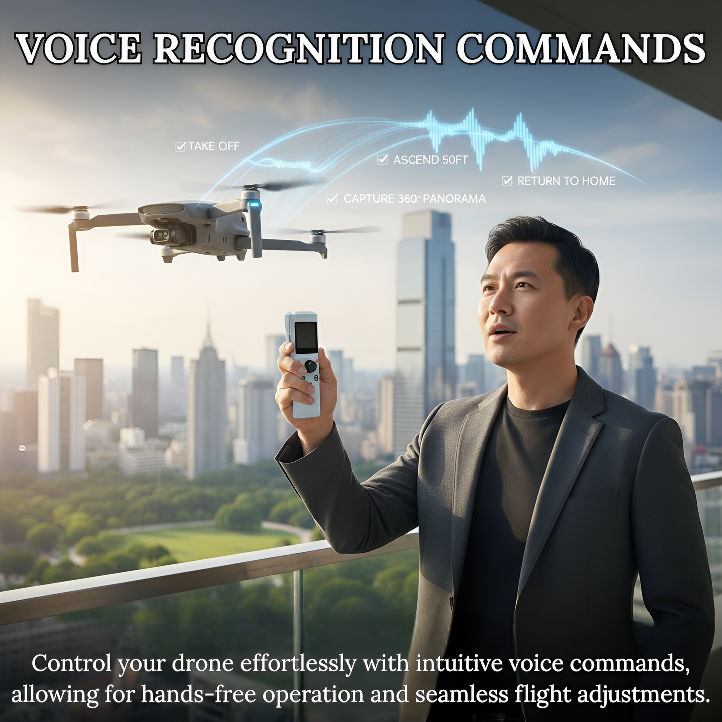 New Release The Bigly Brothers Walker-Air Mini SE FPV Drone, Intelligent Voice Control, One Throw Fly, 48 MP Camera, 58-Mins Flight, 4km Range, 3-Axis Gimbal, GPS System, Follow Me Mode, Below 249g