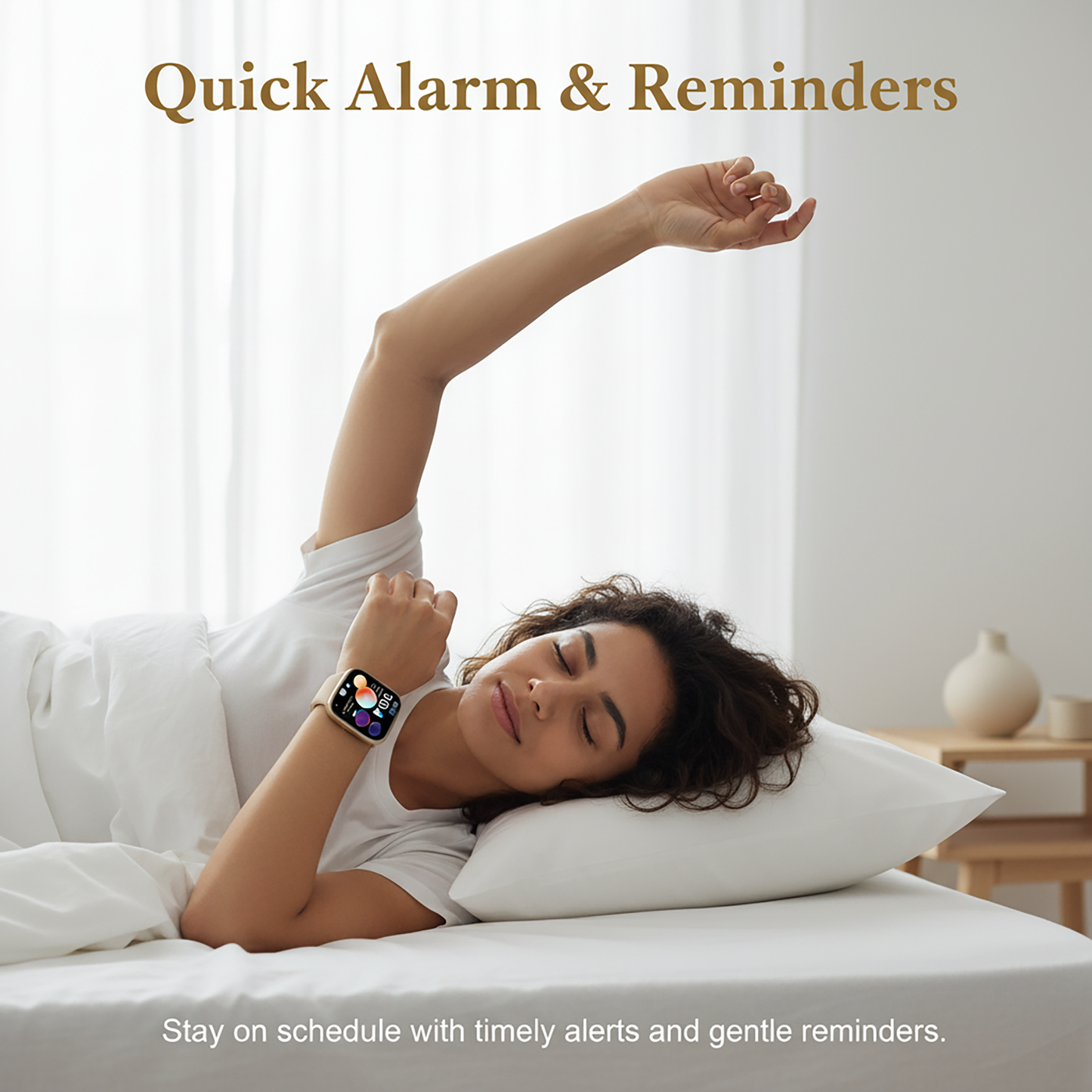 Big Time Baddie Womens Smart Watch, Sports Watch with Blood Pressure, Call/Text, Heart Rate, Blood Oxygen Level Monitor, Sleep Tracker, 110+ Sport Modes, IP68 Waterproof Watch for Women