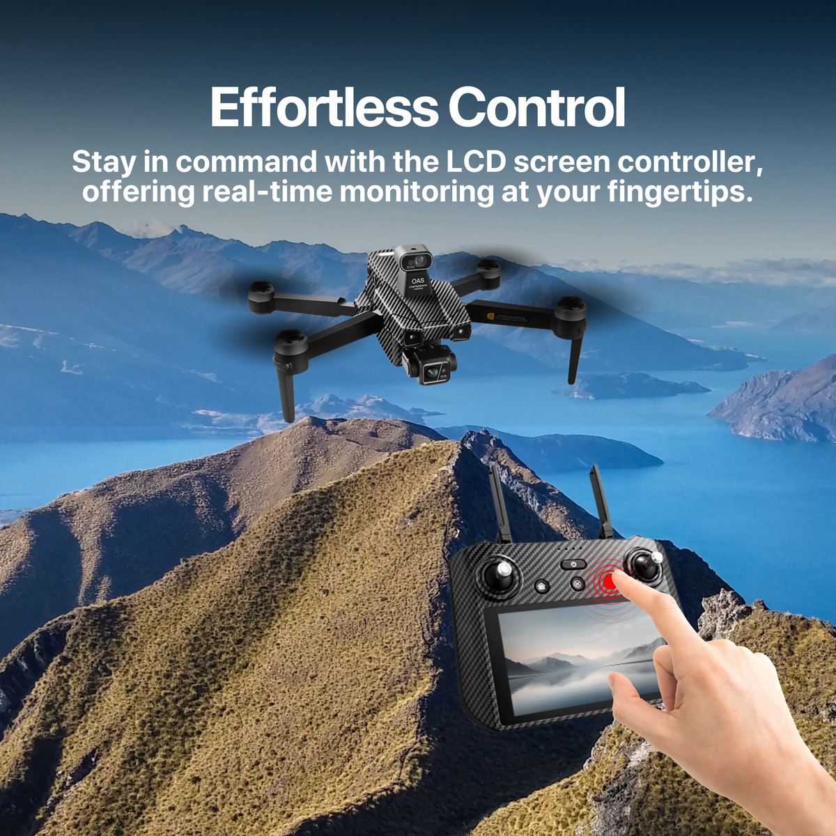 The Bigly Brothers GD99 Obstacle Avoidance Drone – 4K GPS, 3‑Axis Gimbal & Touchscreen Remote