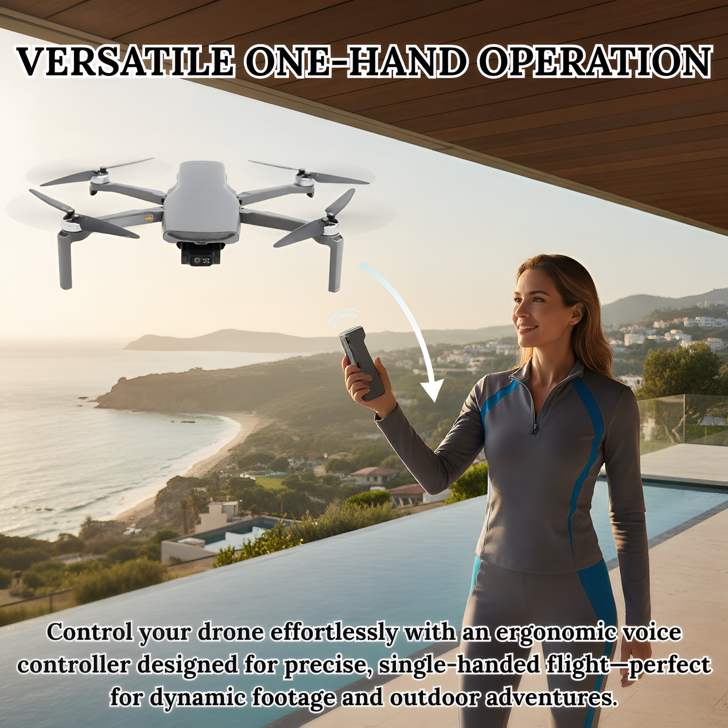 New Release The Bigly Brothers Walker-Air Mini SE FPV Drone, Intelligent Voice Control, One Throw Fly, 48 MP Camera, 58-Mins Flight, 4km Range, 3-Axis Gimbal, GPS System, Follow Me Mode, Below 249g