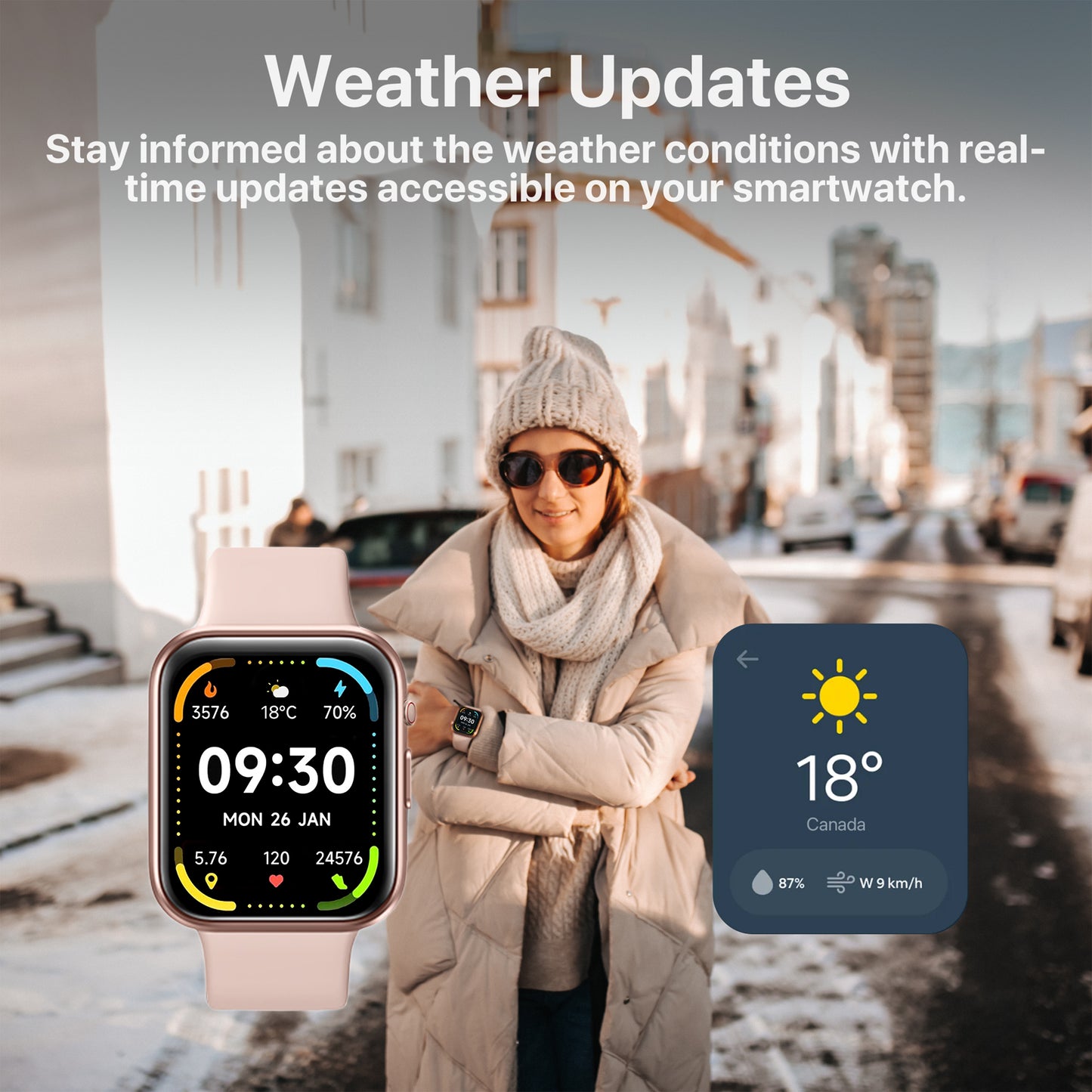 The Bigly Brothers All-in-1 Smart Watch for Women, Sports Watch with Blood Pressure, Call/Text, Heart Rate, Blood Oxygen Level Monitor, Sleep Tracker, 110+ Sport Modes, IP68 Waterproof