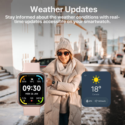 The Bigly Brothers All-in-1 Smart Watch for Women, Sports Watch with Blood Pressure, Call/Text, Heart Rate, Blood Oxygen Level Monitor, Sleep Tracker, 110+ Sport Modes, IP68 Waterproof