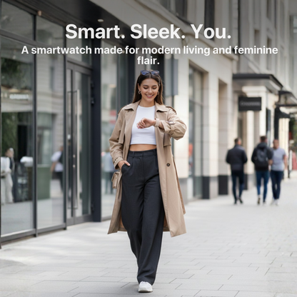 Big Time Baddie Womens Smart Watch, Sports Watch with Blood Pressure, Call/Text, Heart Rate, Blood Oxygen Level Monitor, Sleep Tracker, 110+ Sport Modes, IP68 Waterproof Watch for Women