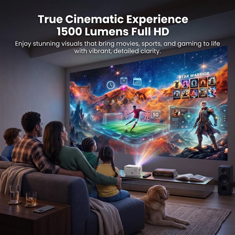 Mark IV projector — 1500 lumens Full HD cinematic experience