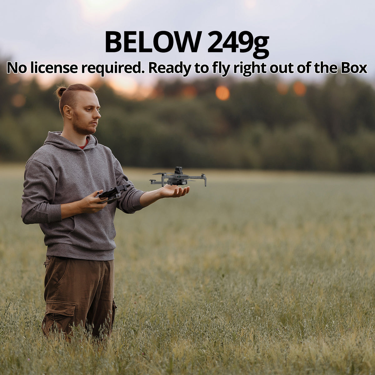 REFURBISHED: The Bigly Brothers E58 X Lite Mark II Delta Black Superior Edition, FPV Drone with Camera, 360 Degrees of Obstacle Avoidance, Carrying Case plus an additional 2000mAh Battery, Below 249g, Ready to Fly!