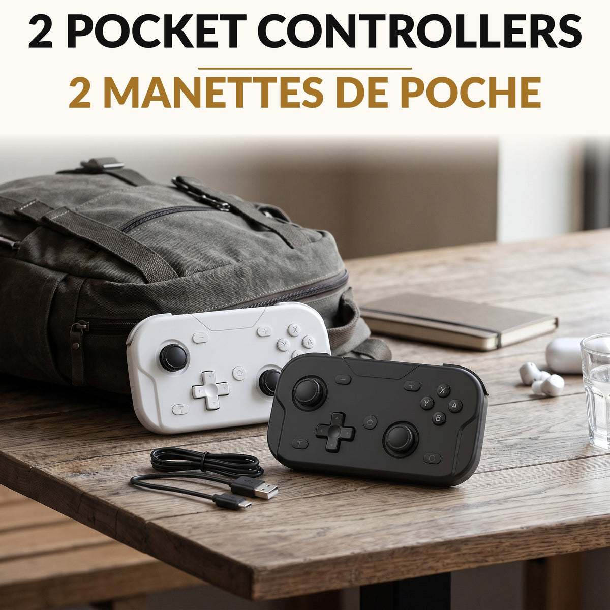 Mini Bluetooth Pocket Controller 2-Pack