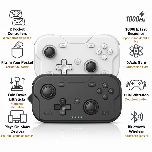 Mini Bluetooth Pocket Controller 2-Pack