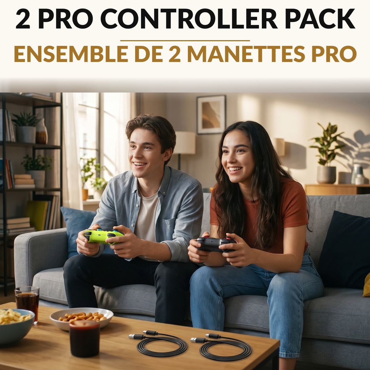 Wireless Pro Controller 2-Pack