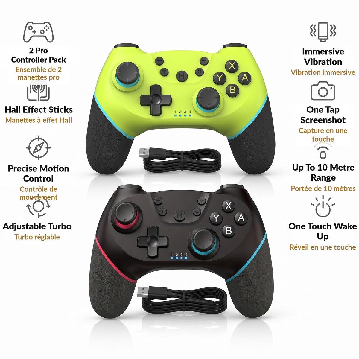 Wireless Pro Controller 2-Pack