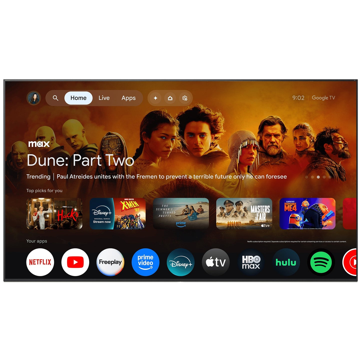 Brother Eye Mark III Elite Edition Officially Licensed Google TV 4K Smart Projector, 1500 Lumens, WiFi Bluetooth Portable Movie Projector with Auto Focus, Wireless Proyector for Phone/PC/Gaming