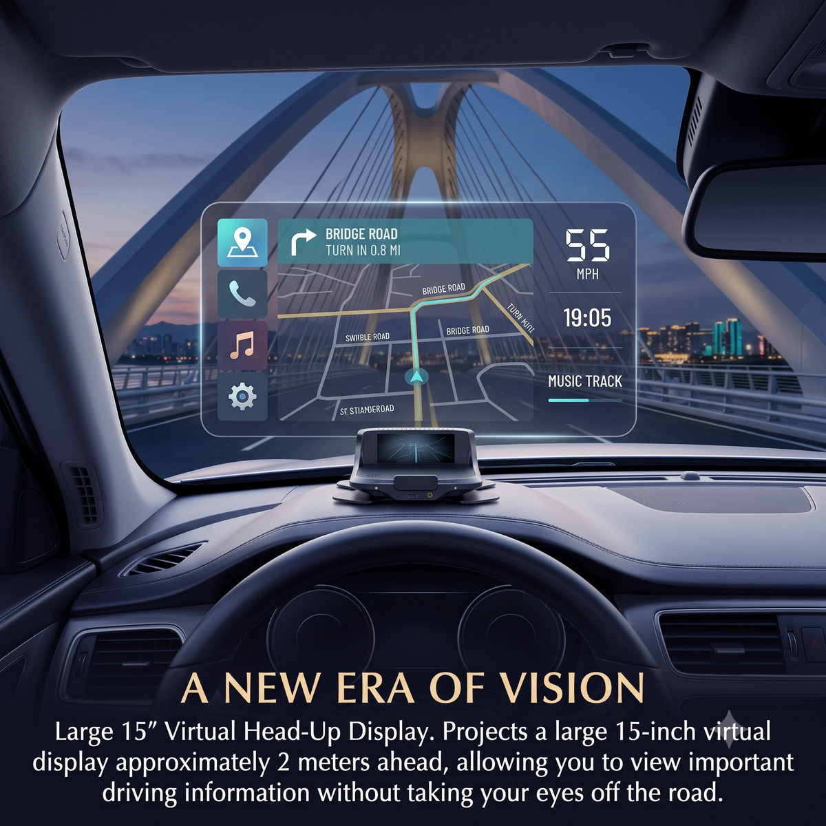 Holo Pilot One 15" Holographic Car Heads-Up Display